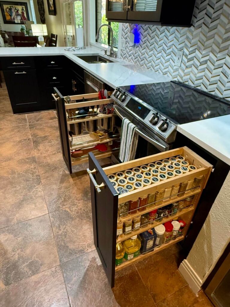 spice rack cabinet