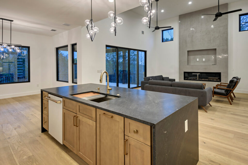 Custom kitchen build in Mueller