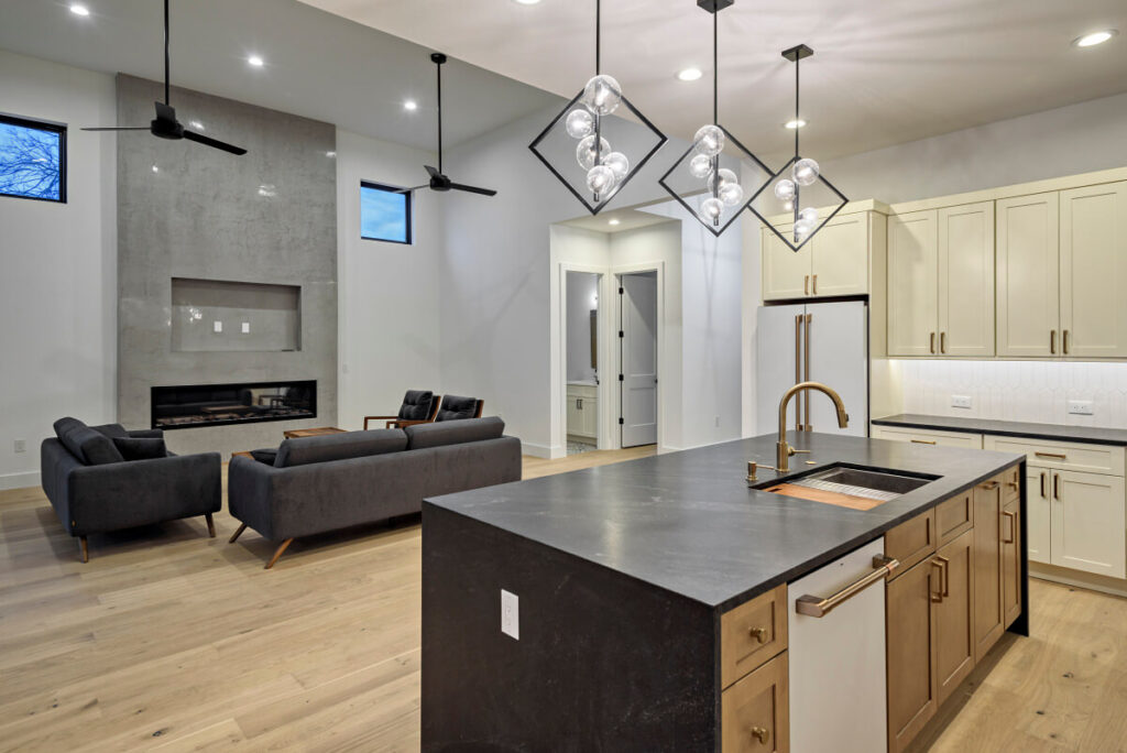 Custom kitchen build in Mueller