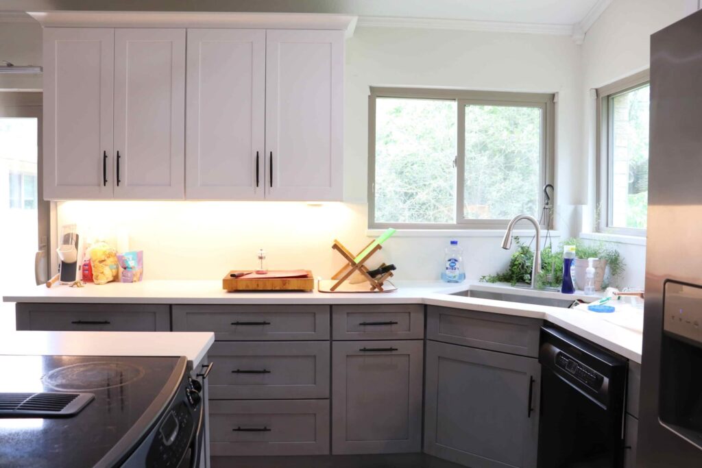Kitchen Remodeling RTA Shaker in Light Grey