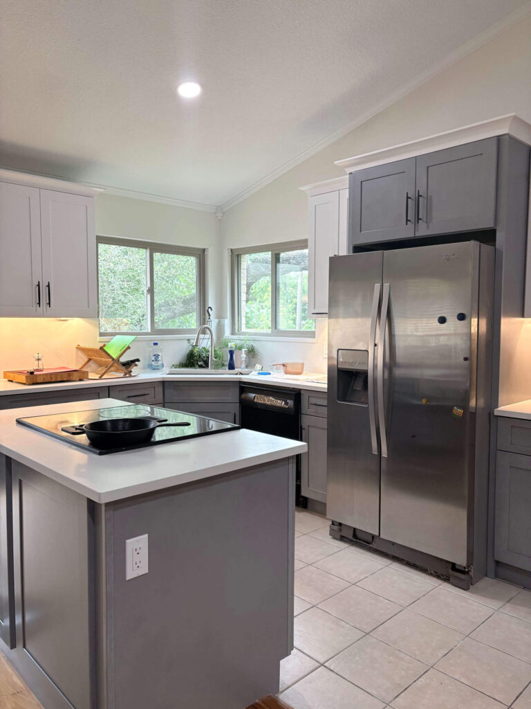 Kitchen Remodeling RTA Shaker in Light Grey