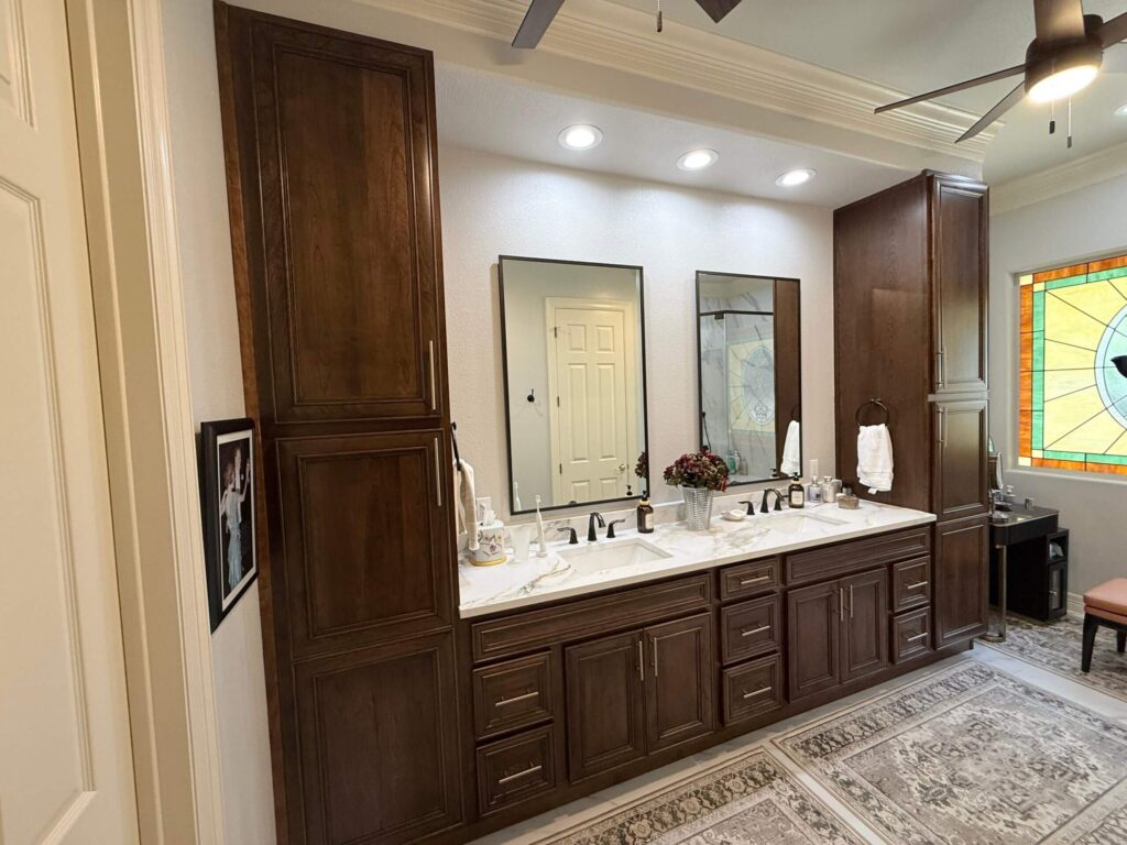 Bathroom remodeling with Bertch Cherry in Austin