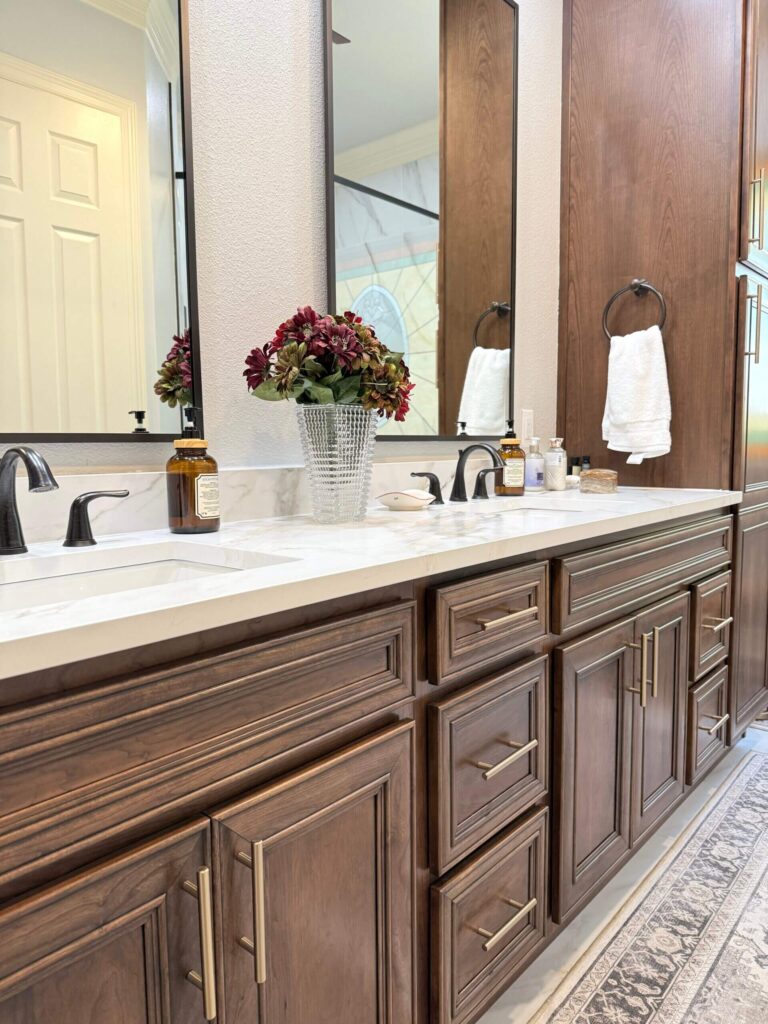 Bathroom remodeling with Bertch Cherry in Austin