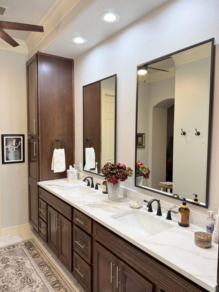 Bathroom remodeling with Bertch Cherry in Austin